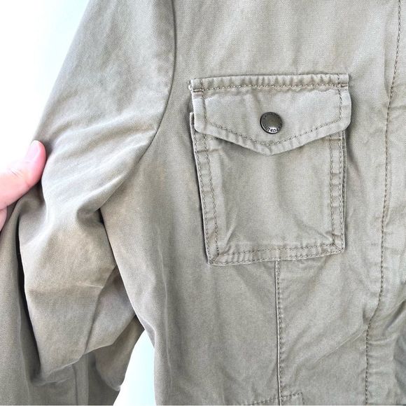 Banana Republic Utility Military Olive Green Coat Size Small - Picture 11 of 11